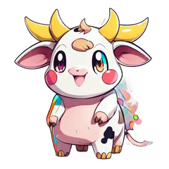 pokemon cute cartoon colorfull cow human detailed 766747531
