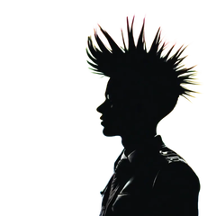 punk silhouette colorful tie dye 1618874523